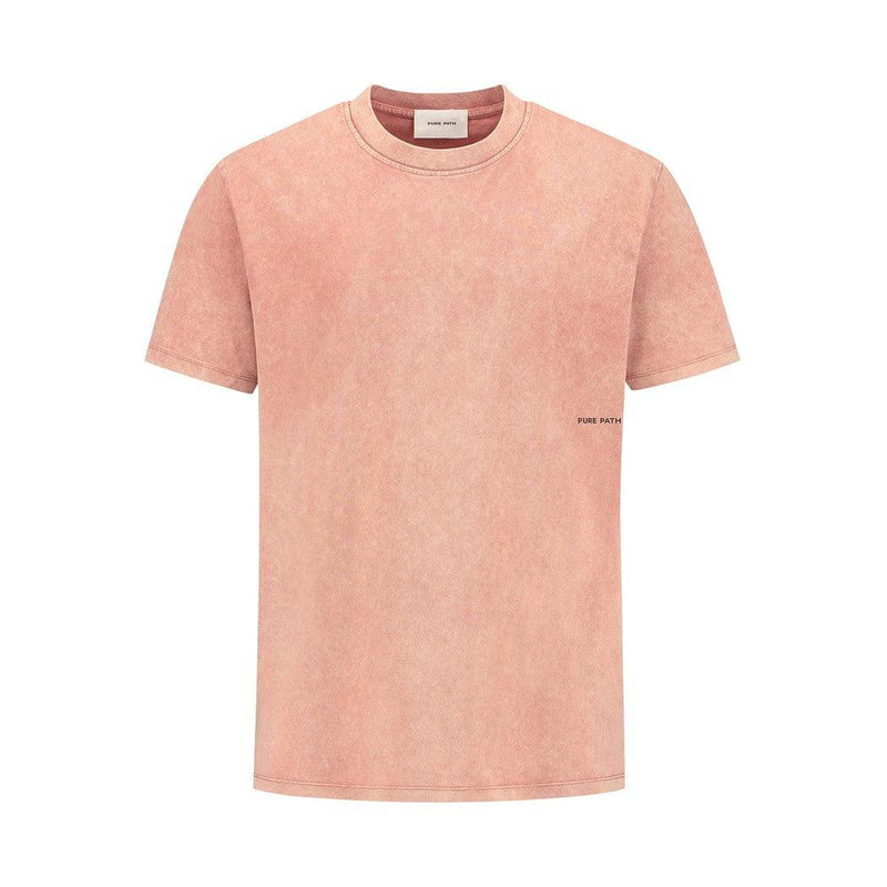 Acid Sideline Wordmark T-shirt Dark Peach