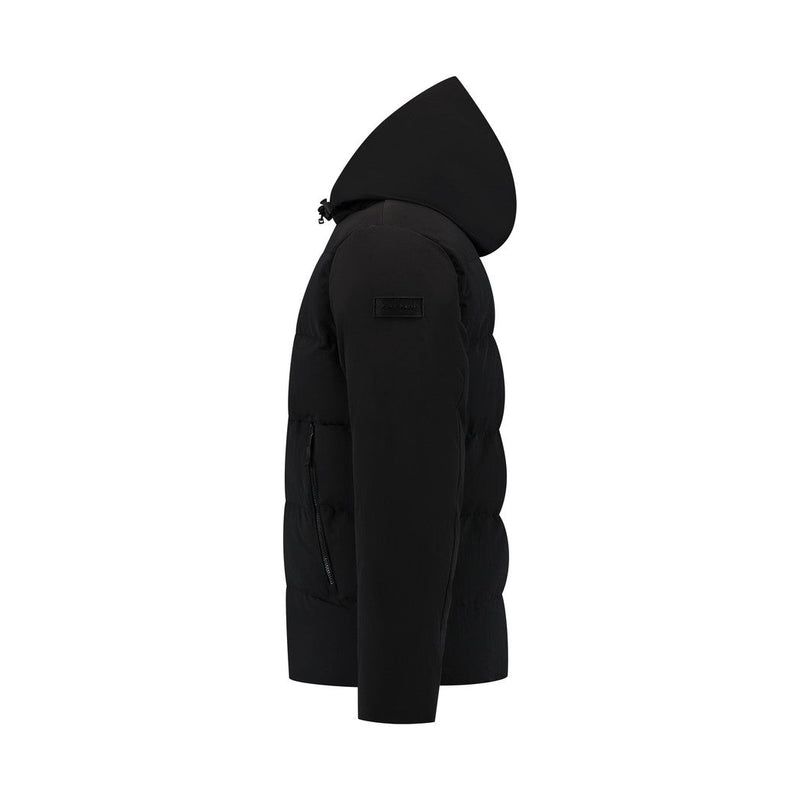 Activewear Hooded Jacket Black-Pure Path-Mansion Clothing