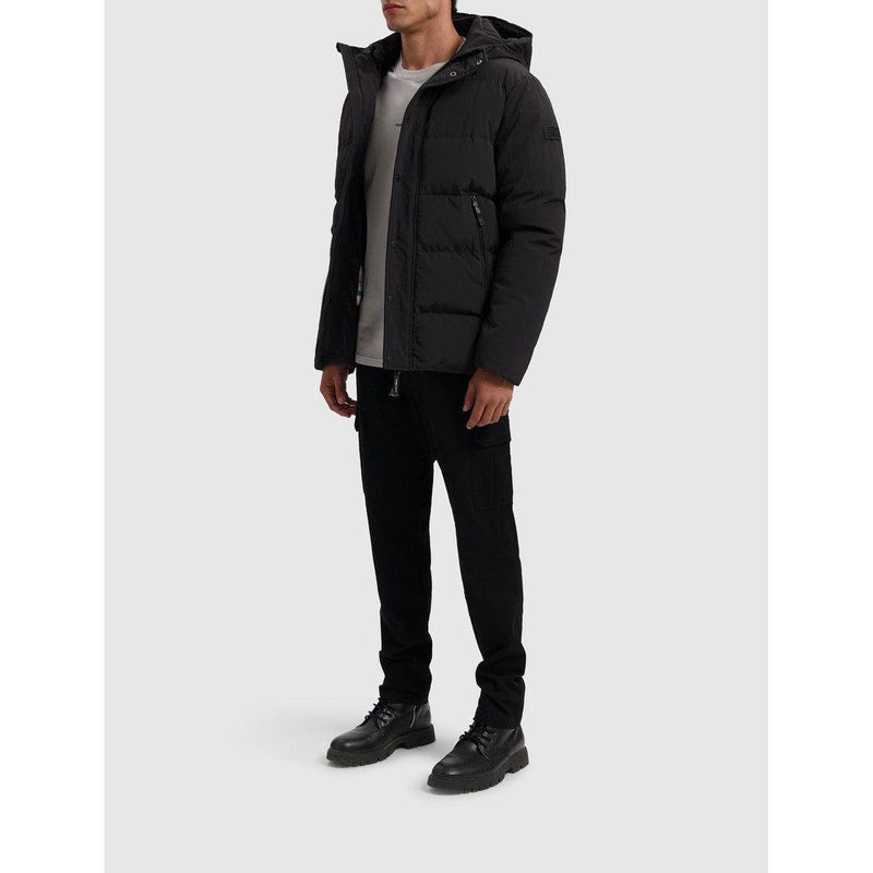 Activewear Hooded Jacket Black-Pure Path-Mansion Clothing