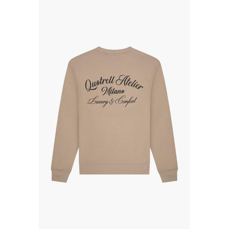 Atelier Milano Crewneck Taupe/Black