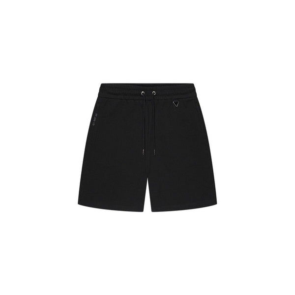 Blank Shorts Black-Quotrell-Mansion Clothing