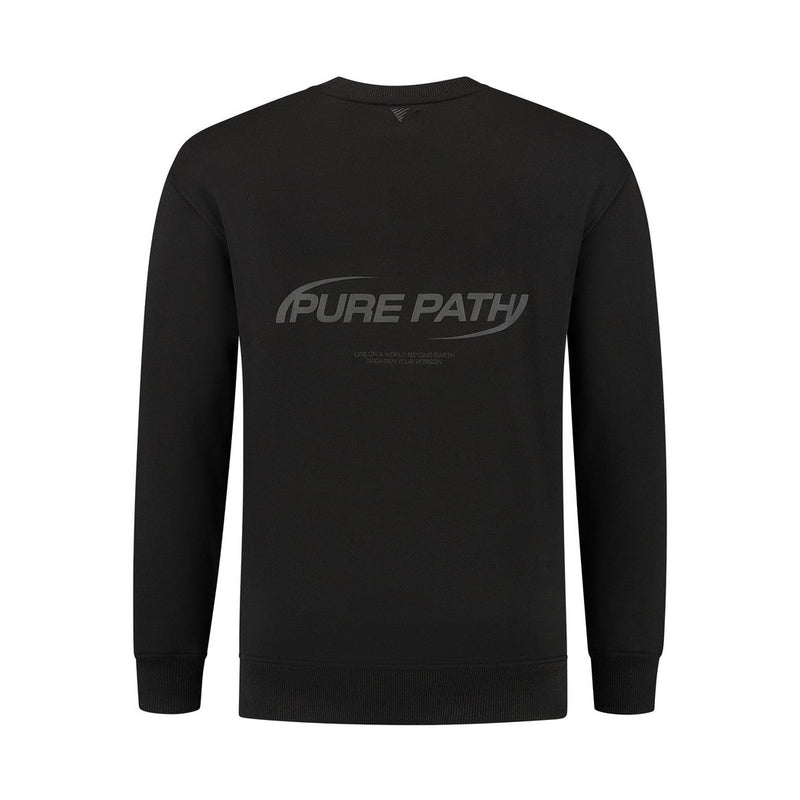 Cosmic Orbit Sweater Black-Pure Path-Mansion Clothing