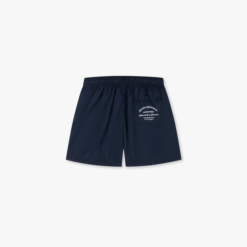 Croyez Enthusiast Club Swim Shorts Blue/White-Croyez-Mansion Clothing