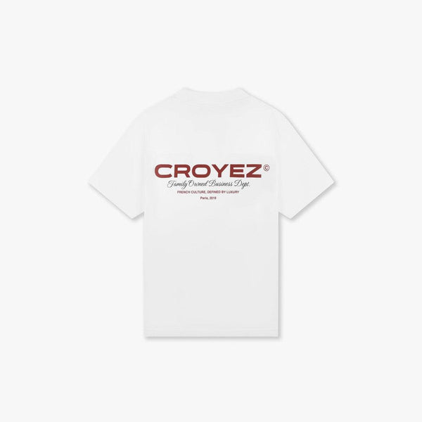 Croyez Family Owned Business White/Red