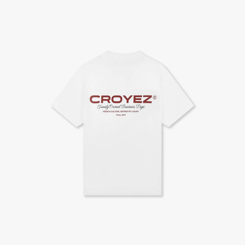 Croyez Family Owned Business White/Red-Croyez-Mansion Clothing