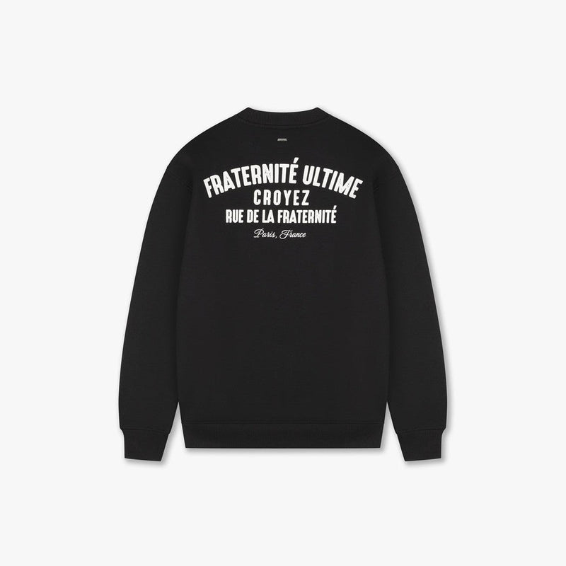 Croyez Fraternité Ultime Sweater Black-Croyez-Mansion Clothing