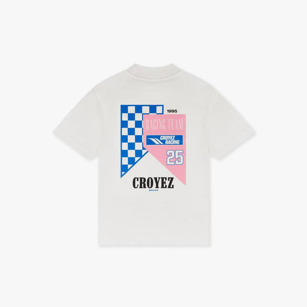 Croyez Fumes Flag T-Shirt Off White-CROYEZ-Mansion Clothing