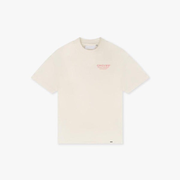 Croyez Worldwide Supplier T-Shirt Off white / Pink-CROYEZ-Mansion Clothing