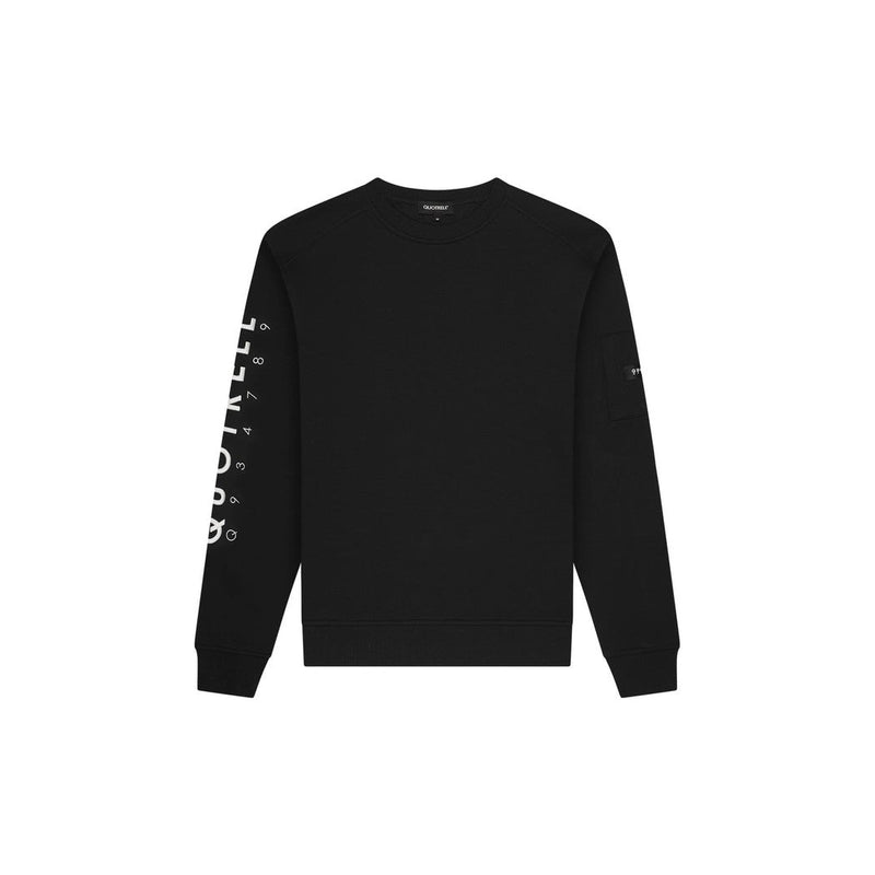 Defender Crewneck Black/White