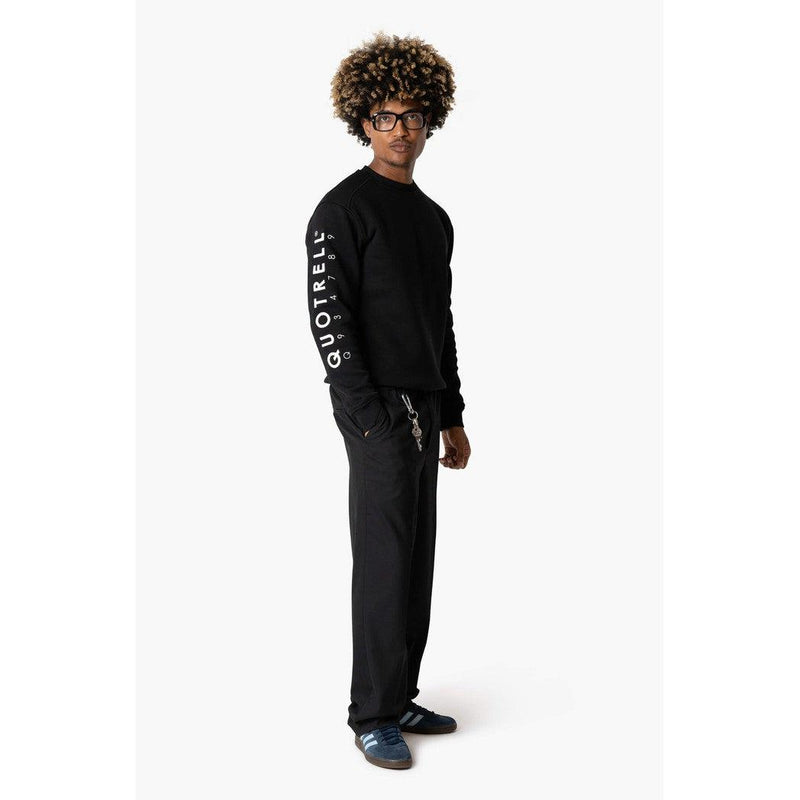 Defender Crewneck Black/White