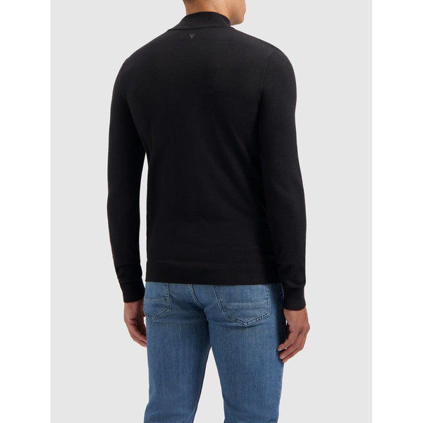 Essential Knit Mockneck - Black-Pure Path-Mansion Clothing