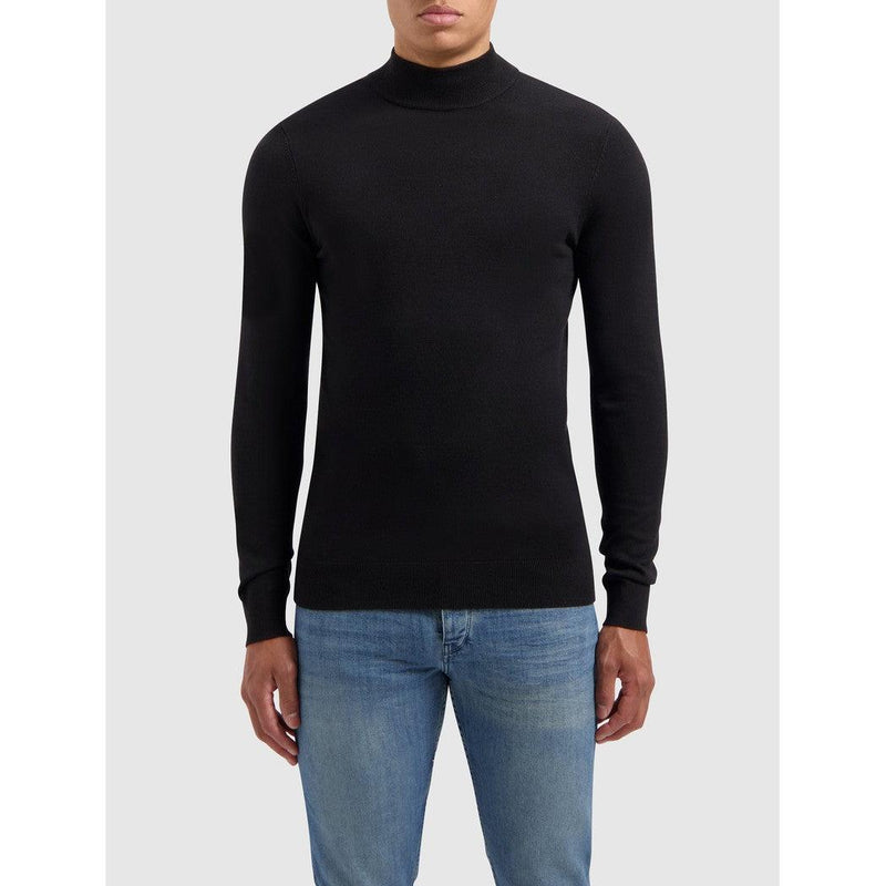 Essential Knit Mockneck - Black