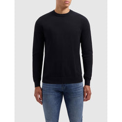 Essential Knitwear Crewneck - Black-Pure Path-Mansion Clothing