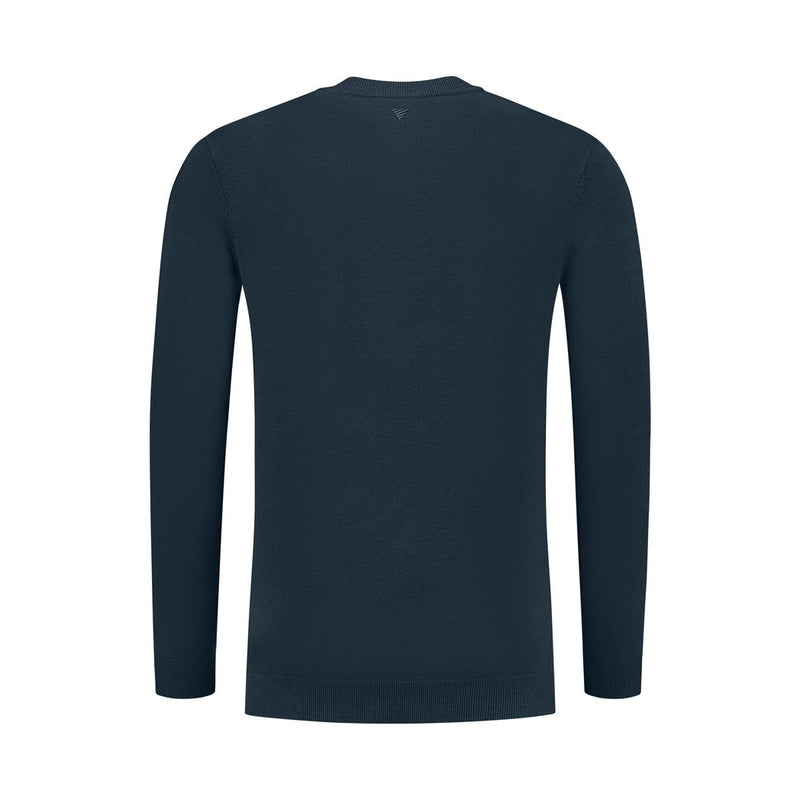 Essential Knitwear Crewneck - Navy-Pure Path-Mansion Clothing