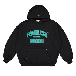 FB-HOODY-02 Deep Black-Fearless Blood-Mansion Clothing