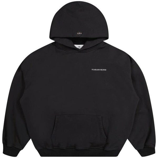 FB-LOGO-HOODY Black-Fearless Blood-Mansion Clothing