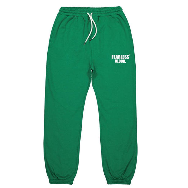 FB-PANT-LOGO Fearless green-Fearless Blood-Mansion Clothing