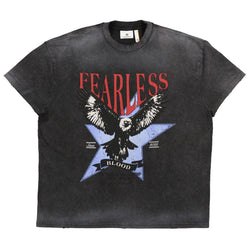 FB-TEE-09 Deep Black-Fearless Blood-Mansion Clothing