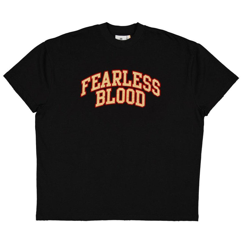 FB-TEE-12 Deep Black-Fearless Blood-Mansion Clothing