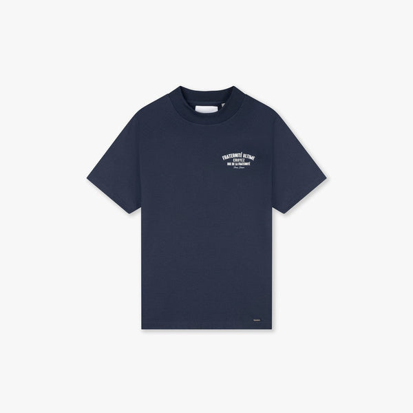 Fraternité Puff T-Shirt Navy/White