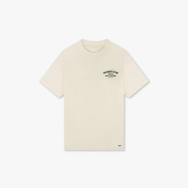 Fraternité Puff T-Shirt Off-White/Dark Green