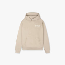 Gallery Grunge Hoodie Beige/White-Croyez-Mansion Clothing