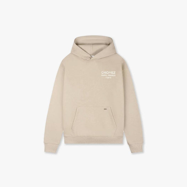 Gallery Grunge Hoodie Beige/White