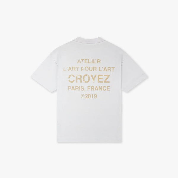 Gallery Grunge T-Shirt White-Croyez-Mansion Clothing