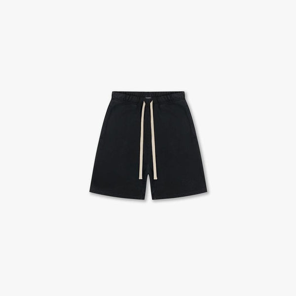 Garment Dye Shorts Black-CROYEZ-Mansion Clothing