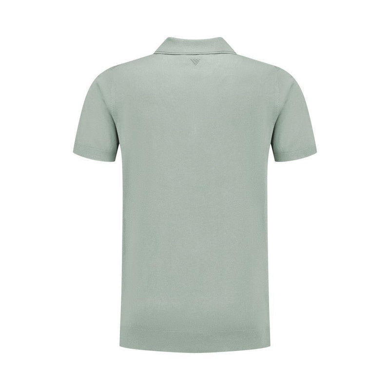 Half-zip Knitwear Polo Army Green-Pure Path-Mansion Clothing