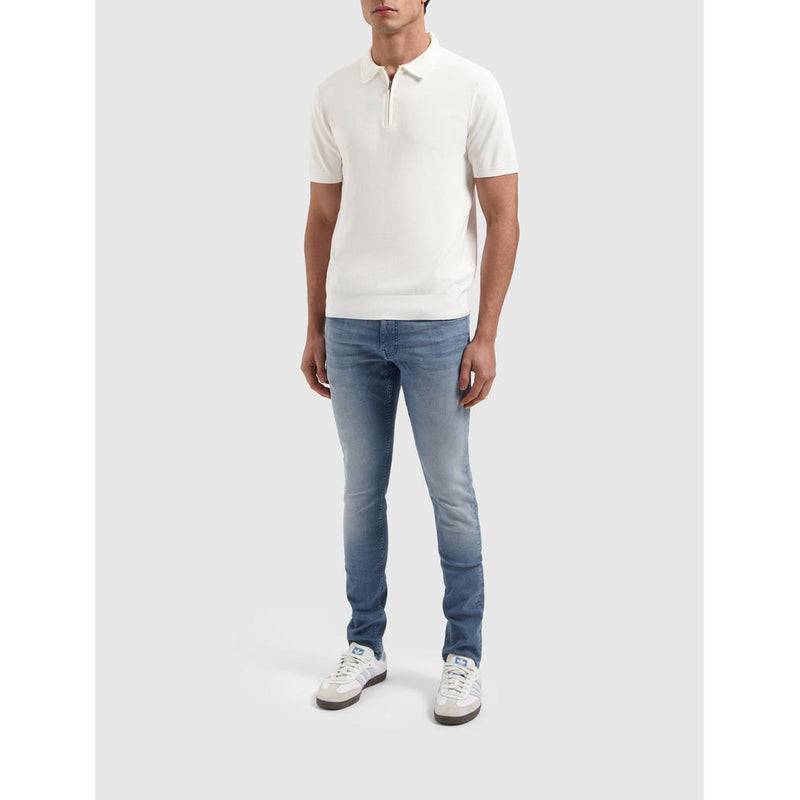 Half-zip Knitwear Polo Off White