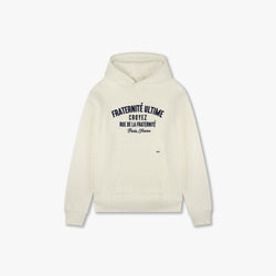 Heavyweight Fraternité Hoodie Cream/Navy