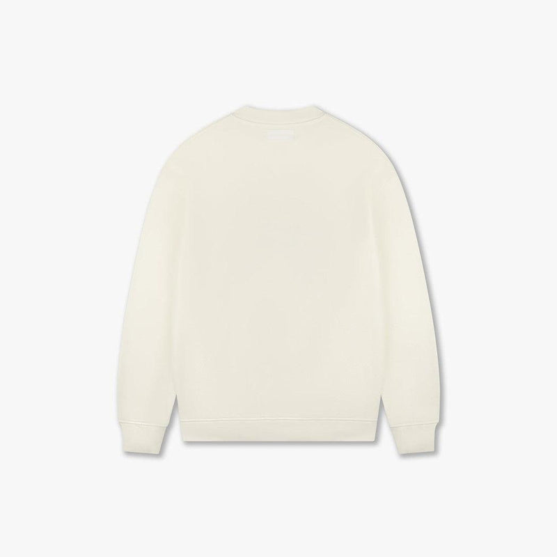 Heavyweight Fraternité Sweater Cream/Navy-Croyez-Mansion Clothing