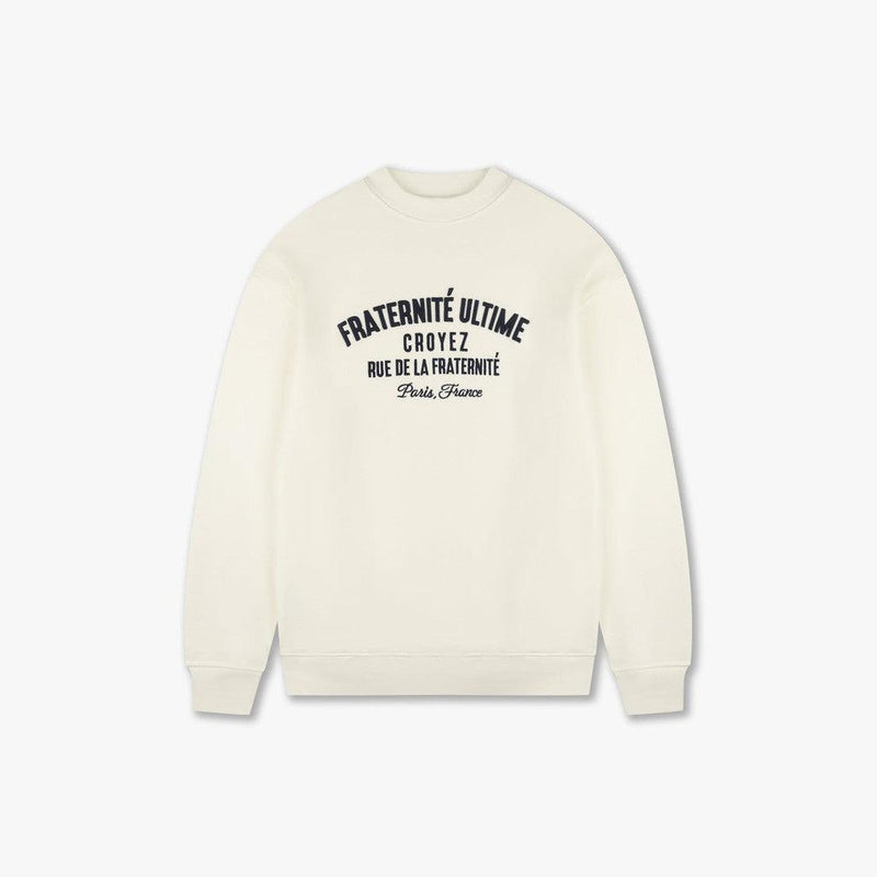 Heavyweight Fraternité Sweater Cream/Navy