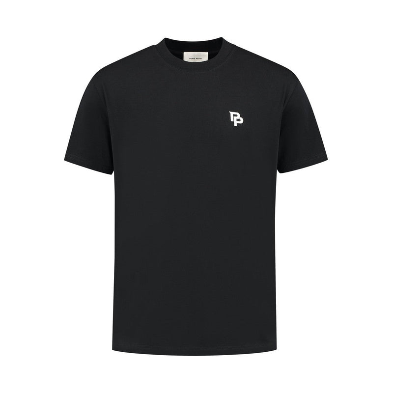 Initials T-shirt Black-Pure Path-Mansion Clothing