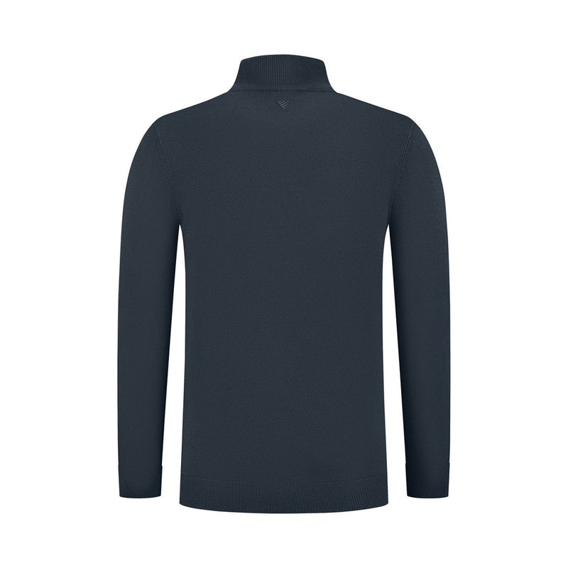 Knit Mockneck - Navy-Pure Path-Mansion Clothing