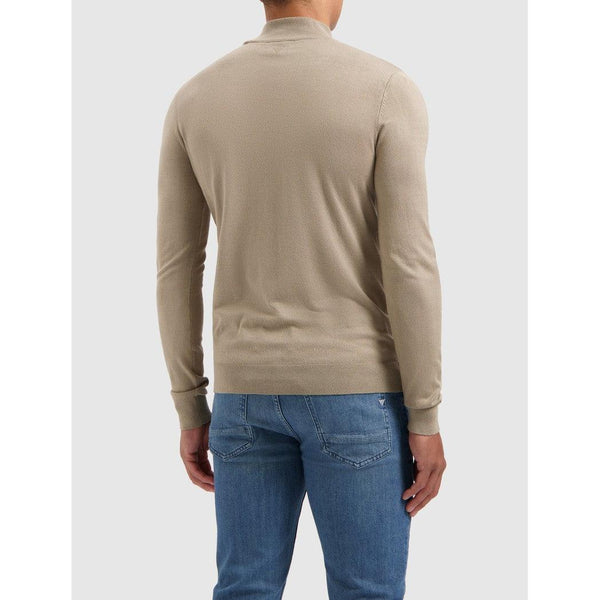 Knit Mockneck - Taupe-Pure Path-Mansion Clothing