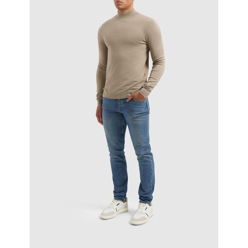 Knit Mockneck - Taupe