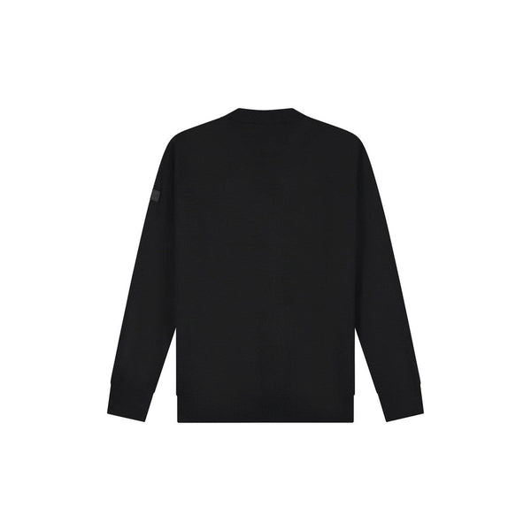 Knitted Crewneck Black-Malelions-Mansion Clothing