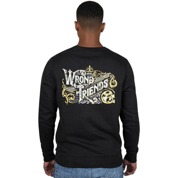 Luxor Sweater Black-wrong friends-Mansion Clothing