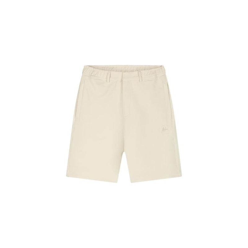 Malelions Men Signature Waffle Short Beige-Malelions-Mansion Clothing