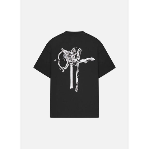 Museum Loose Fit Tee Black-OFF THE PITCH-Mansion Clothing