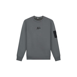 Nylon Pocket Sweater Grey