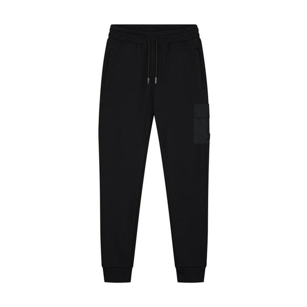 Nylon Pocket Sweatpants Black-Malelions-Mansion Clothing