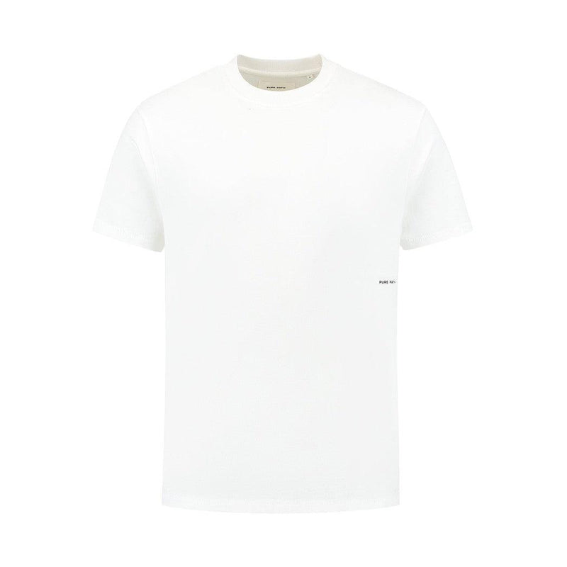 Organic Sideline Wordmark T-shirt Off-White-Pure Path-Mansion Clothing