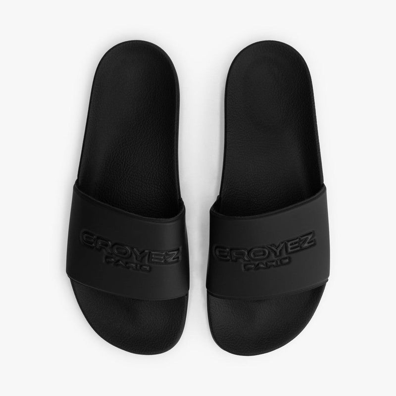 Paris Slides Black-CROYEZ-Mansion Clothing