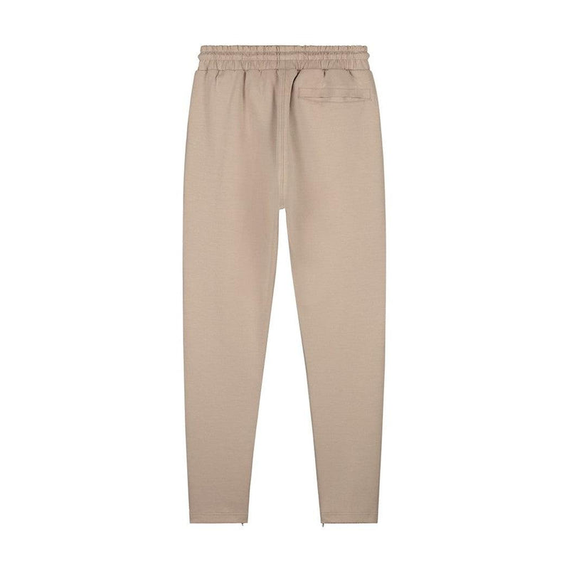 Pintuck Patch Pants Beige-Malelions-Mansion Clothing