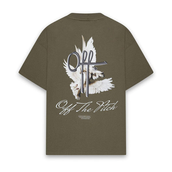 Rebirth Oversized Tee Moss Green-OFF THE PITCH-Mansion Clothing