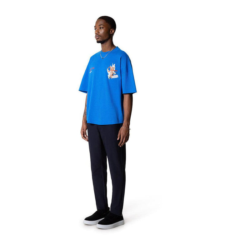 Rebirth Oversized Tee Sky Driver Blue