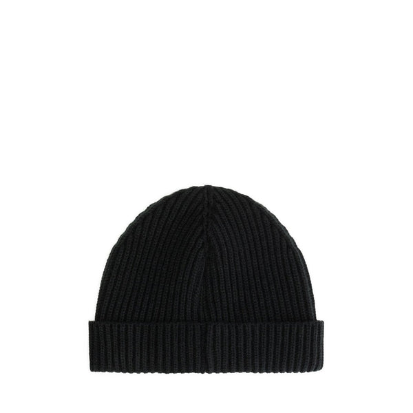 Ribbed Beanie Black-Pure Path-Mansion Clothing